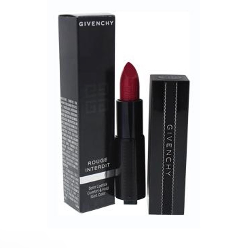 Givenchy Rouge Interdit Satin Lipstick for Women, 23 Fuchsia In The Know NIB